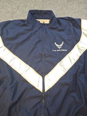 U.S. Air Force USAF PTU Physical Training Jacket Small Regular Reflective